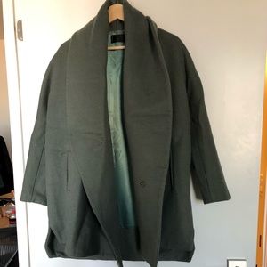 Green coat